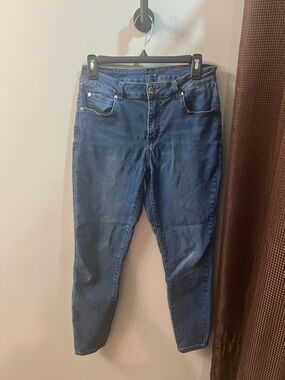 Tahari Dark Blue Skinny Jeans